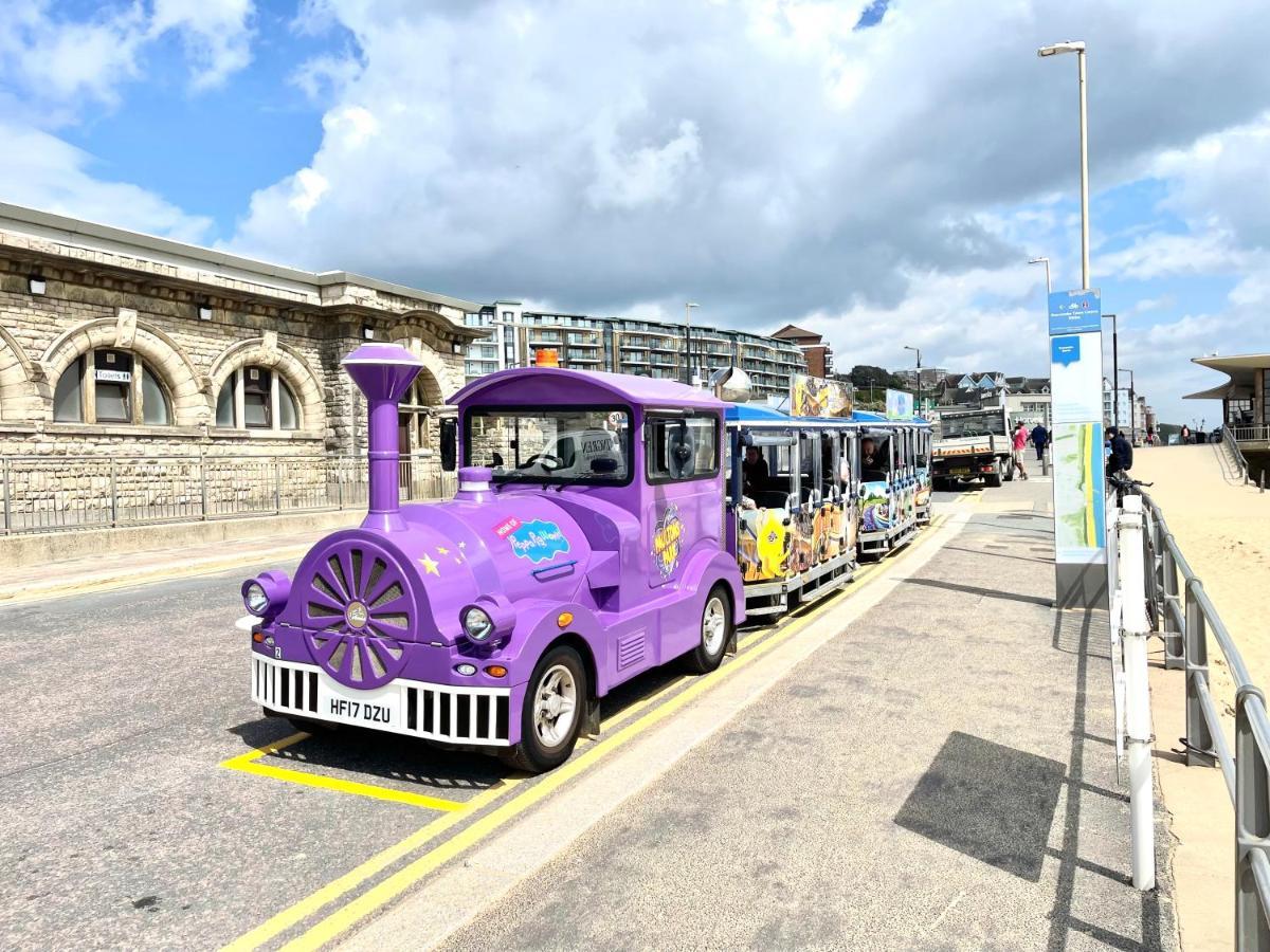 Sea View Family Stay By Beach Gym & Parking Bournemouth Dış mekan fotoğraf